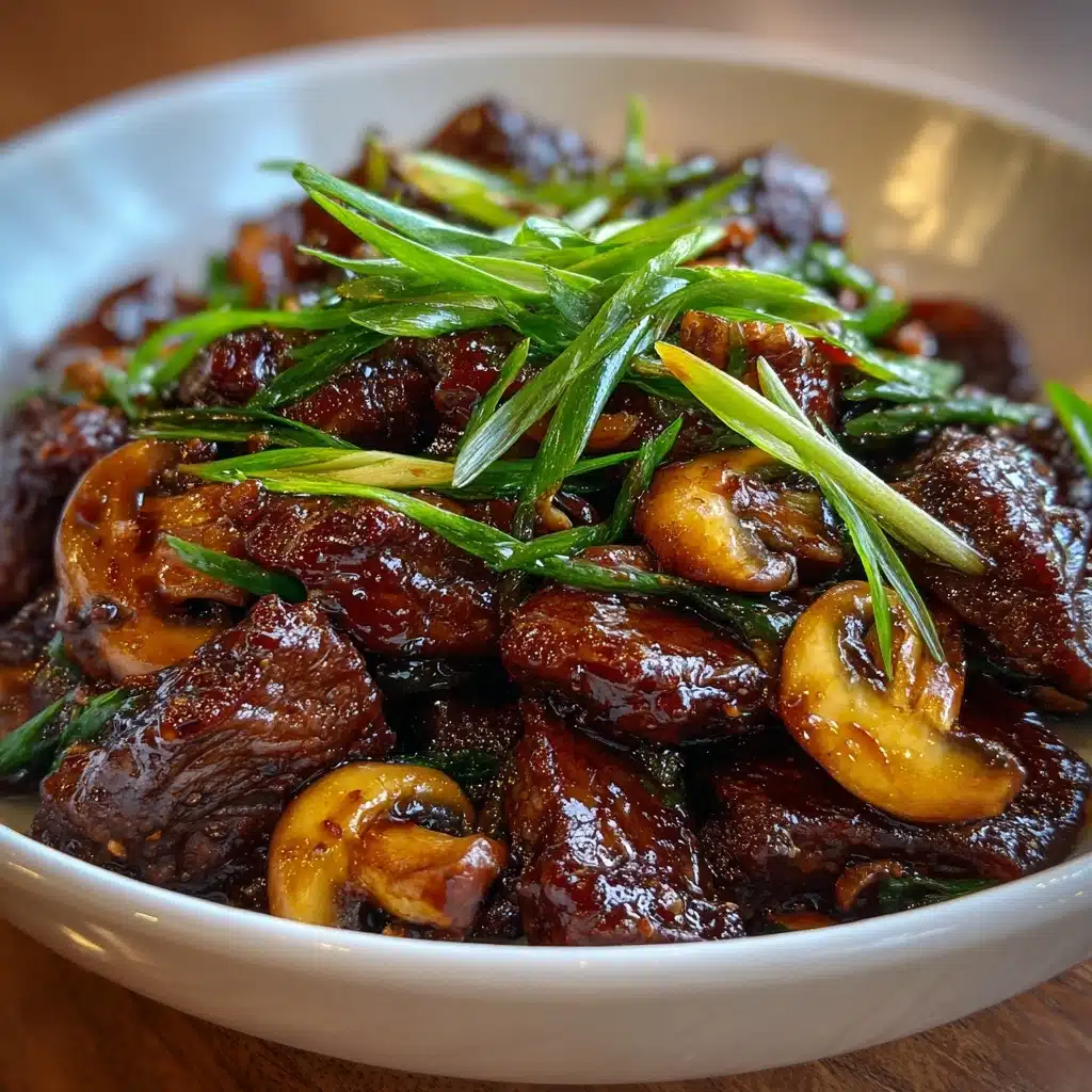 Beef Mushroom Stir Fry Recipe - Recipe Image