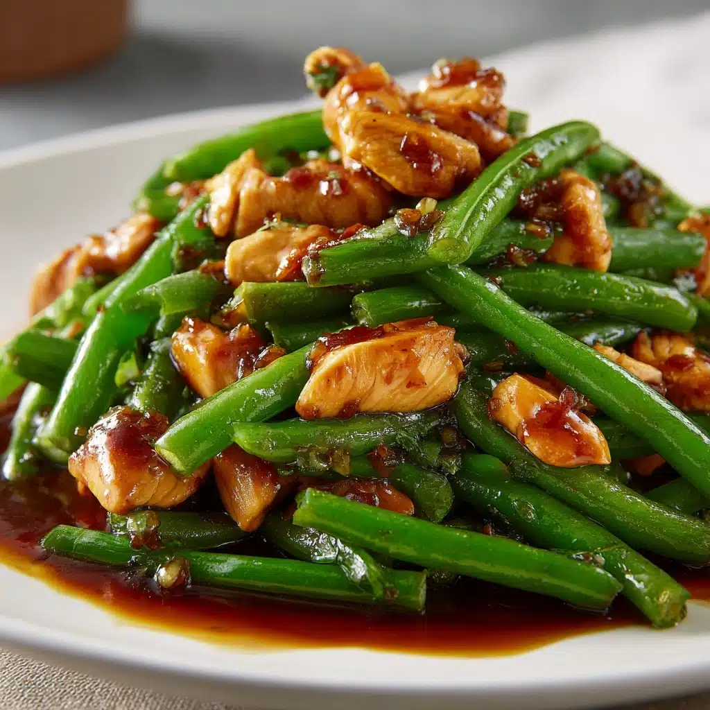 Honey Hoisin Green Bean Chicken Recipe