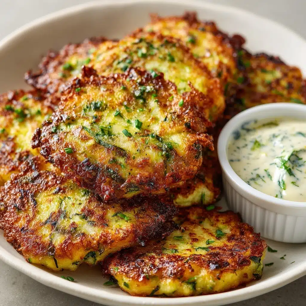 Crispy Zucchini Fritters Recipe - Recipe Image
