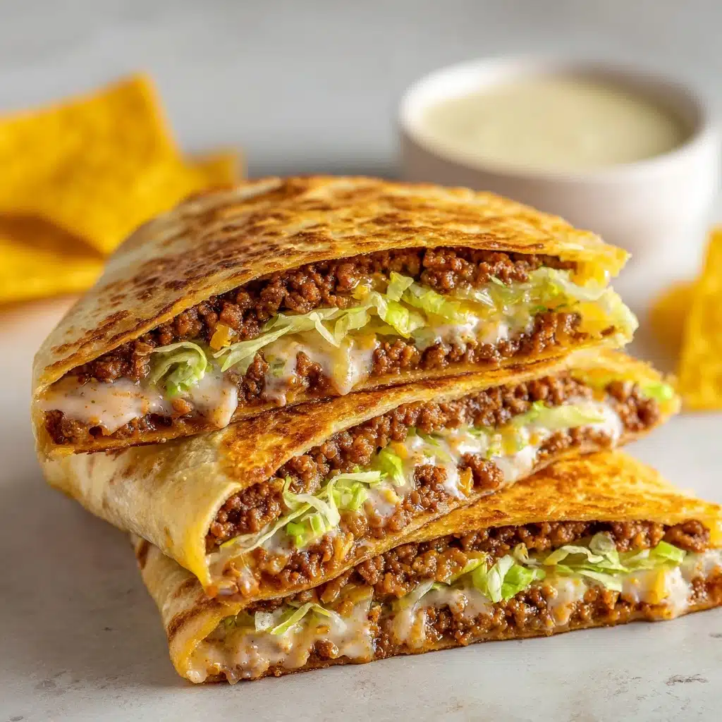 Nachos Beef Folded Wraps Recipe