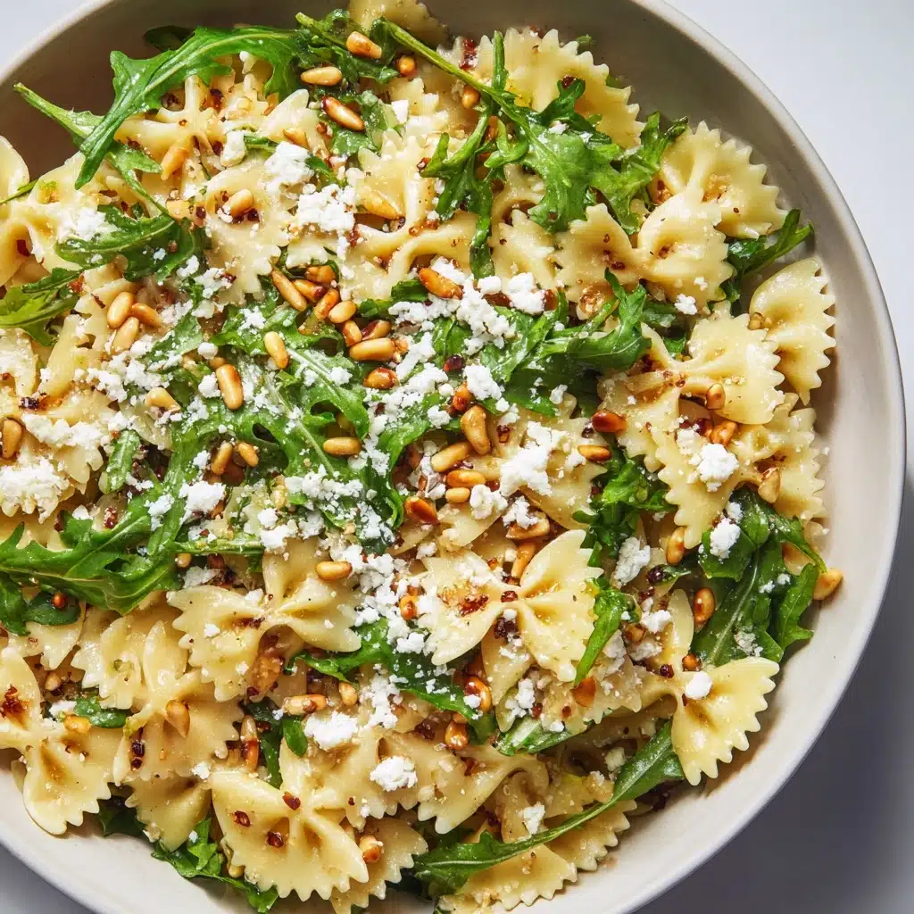 Lemon Basil Parmesan Pasta Salad with White Balsamic Vinaigrette Recipe - Recipe Image