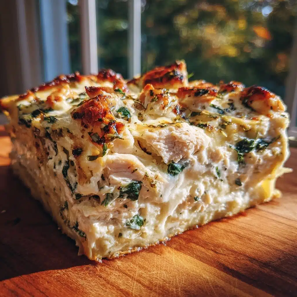 Creamy Chicken and Spinach Casserole Recipe - Recipe Image