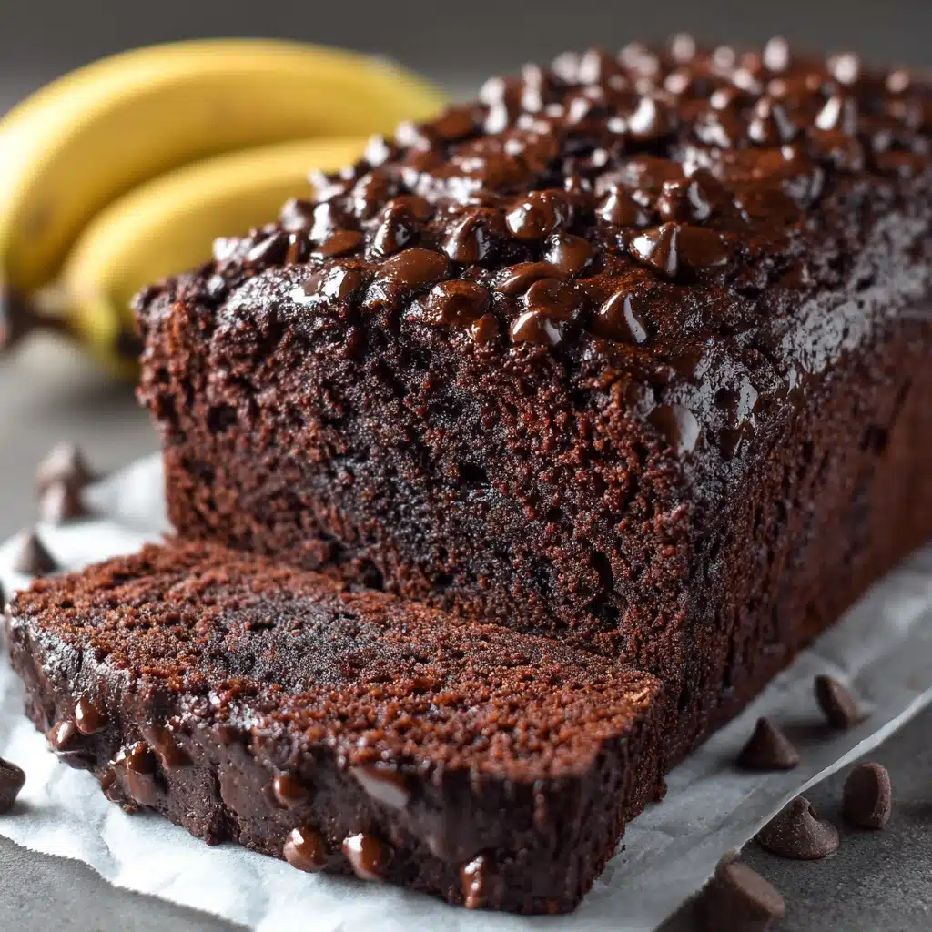 Healthy Chocolate Banana Bread Recipe - Recipe Image