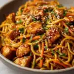 Garlic Chicken Lo Mein Recipe