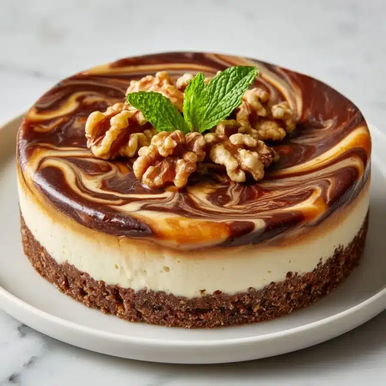 Whimsical Peanut Butter Swirl Cheesecake Recipe