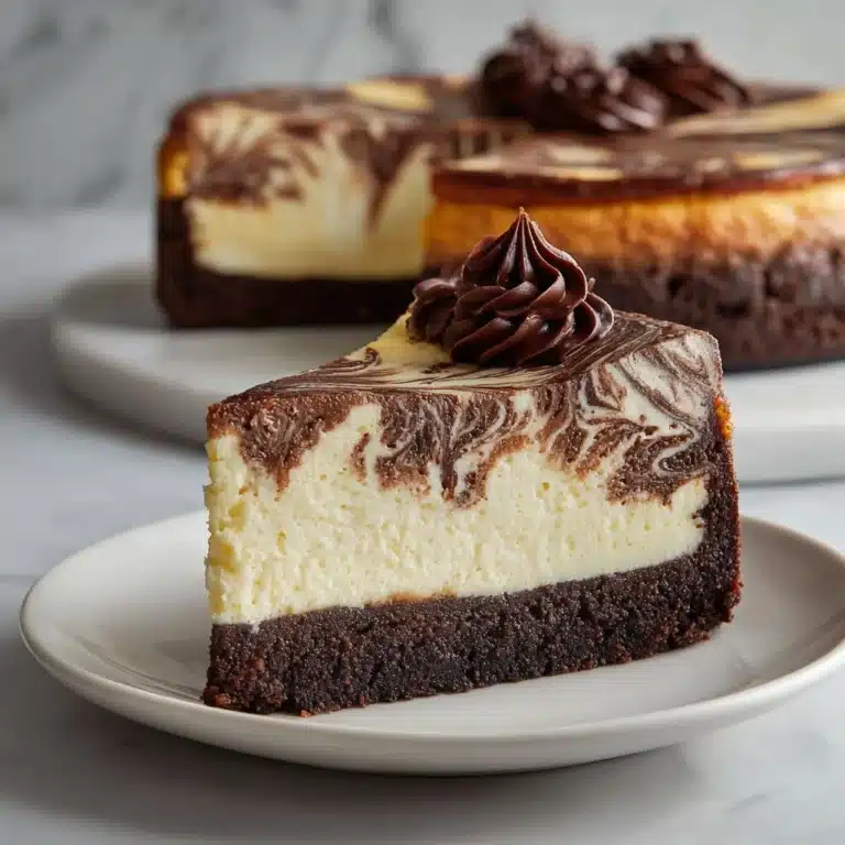 Chocolate Marble Cheesecake Recipe