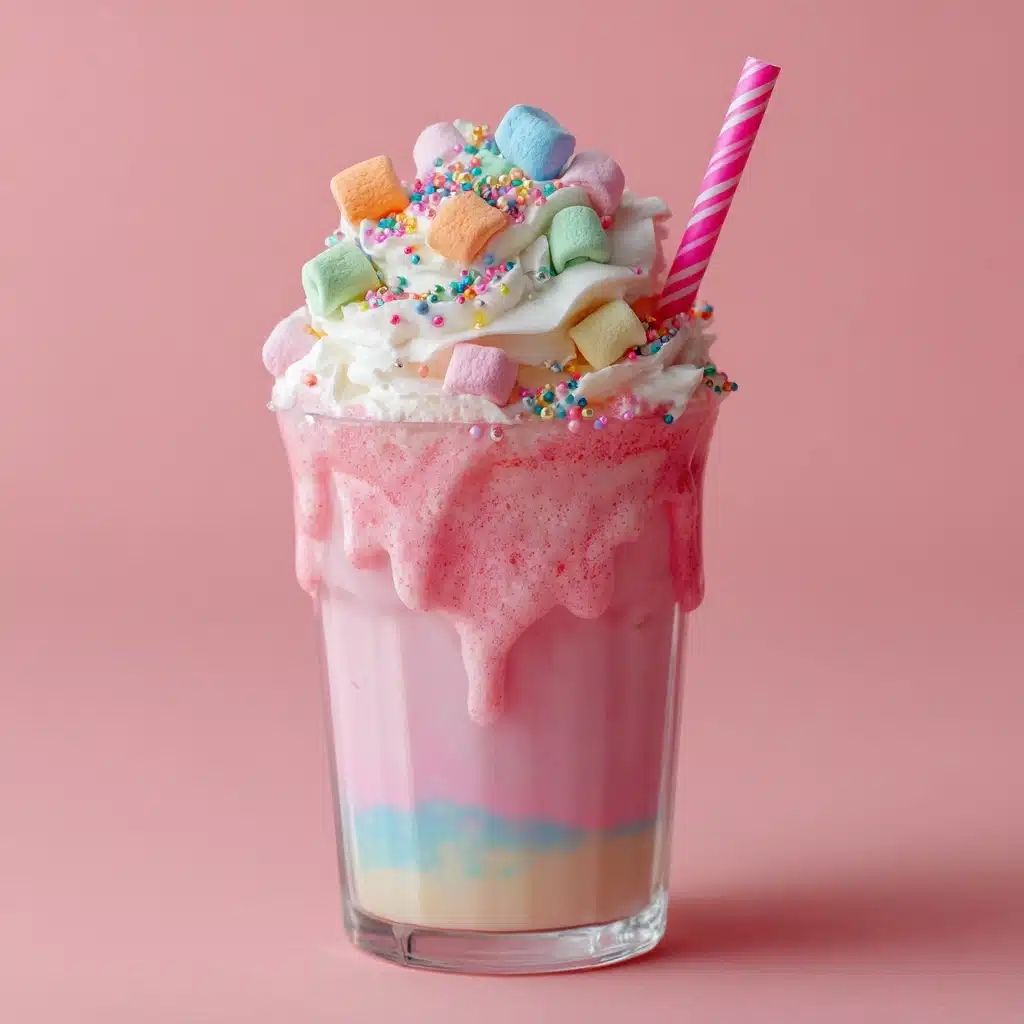 Unicorn Hot Chocolate Recipe - Recipe Image