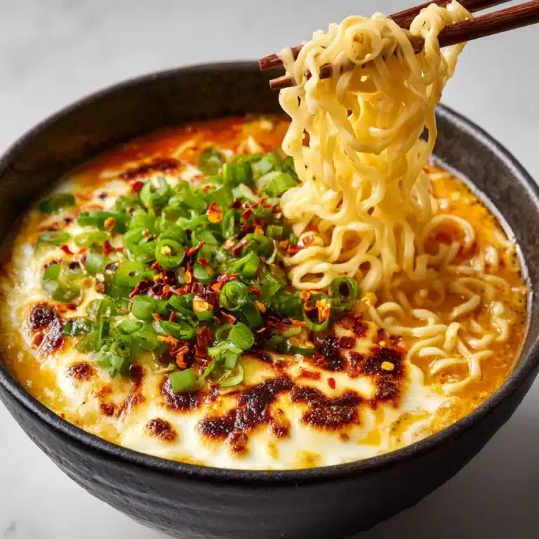 Spicy Cabbage Ramen with Cheese Recipe