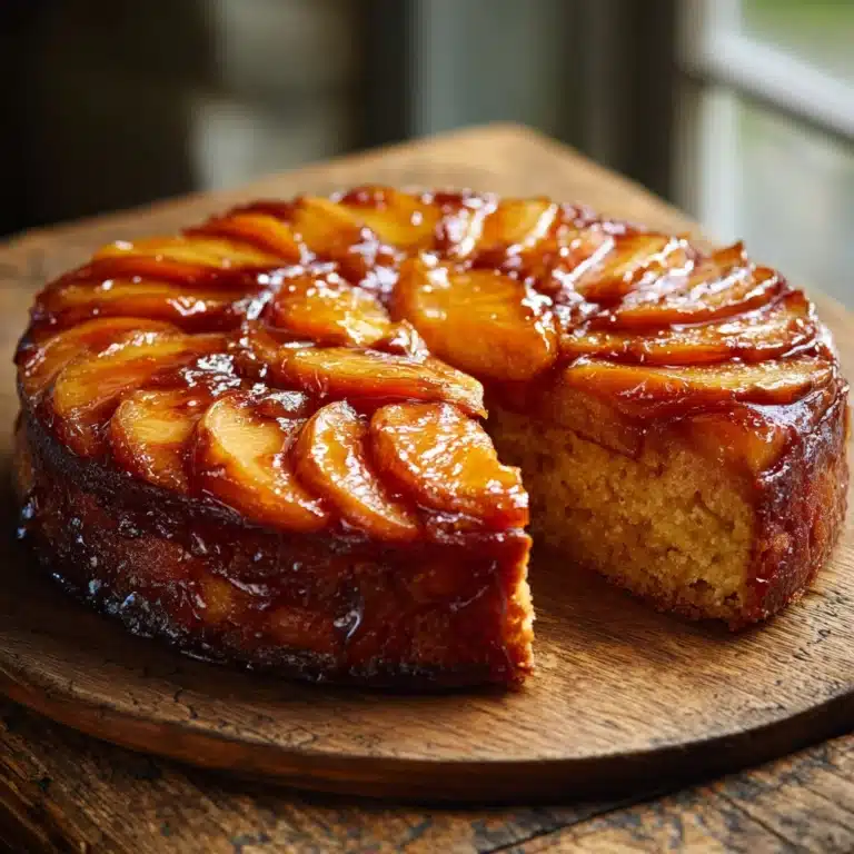 Brown Butter Apple Upside Down Cake Recipe
