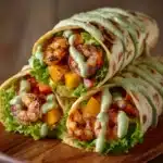 Caesar Shrimp Wraps Recipe