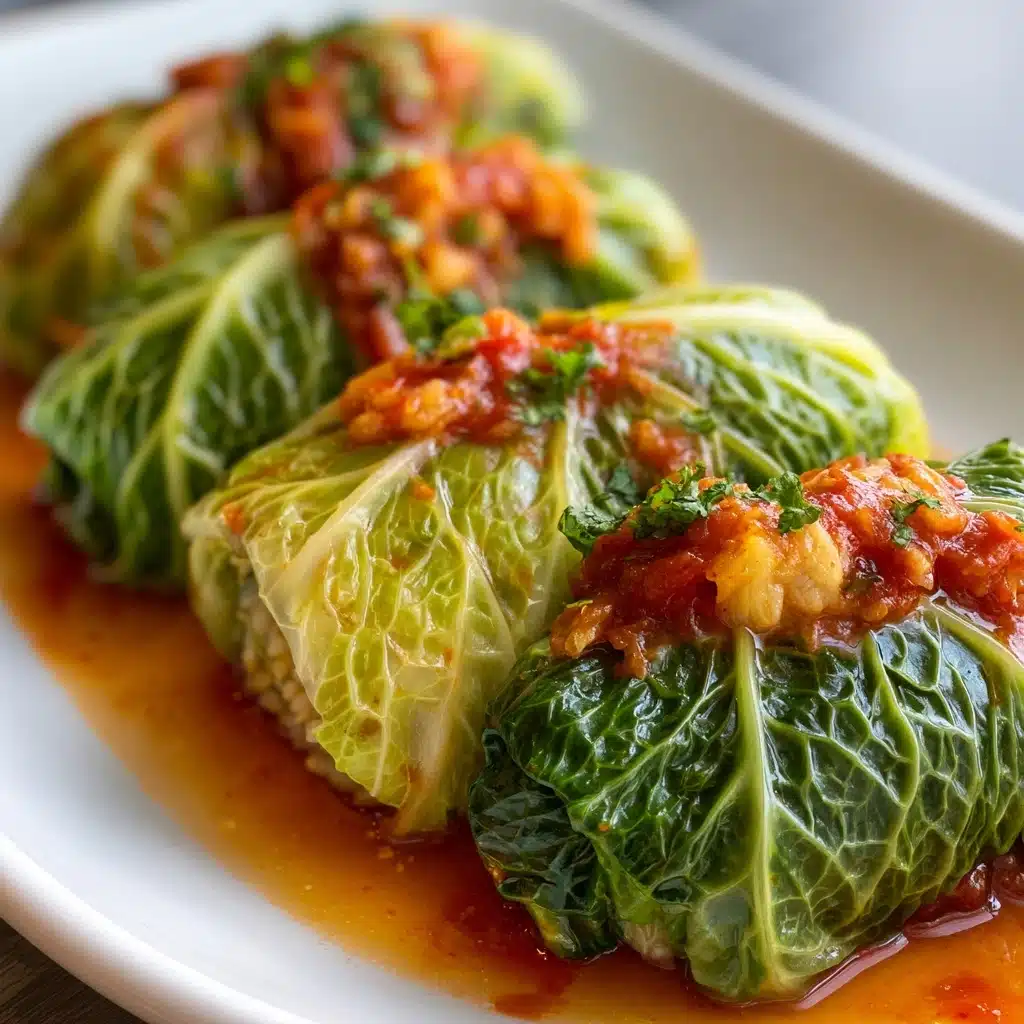 Vegetarian Stuffed Cabbage Rolls Recipe - Recipe Image