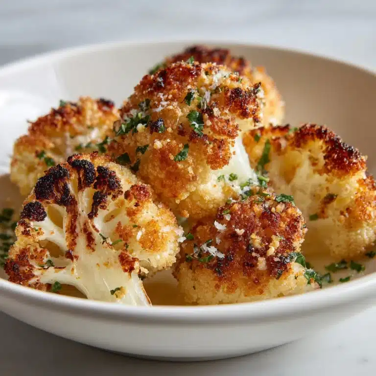 Roasted Parmesan Cauliflower Bites Recipe