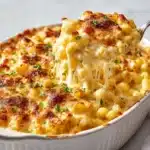 Three-Cheese Baked Macaroni Recipe