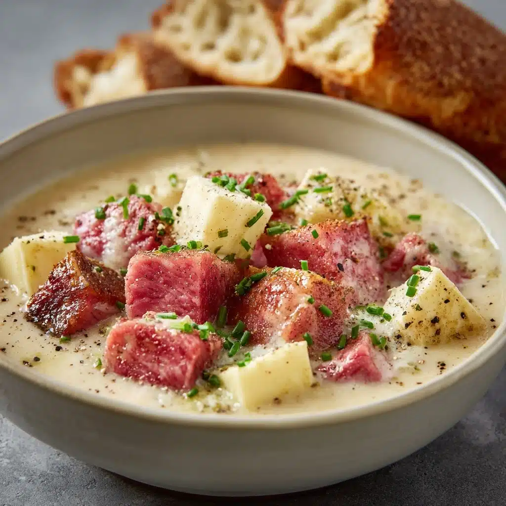Easy Creamy Reuben Soup Recipe - Recipe Image