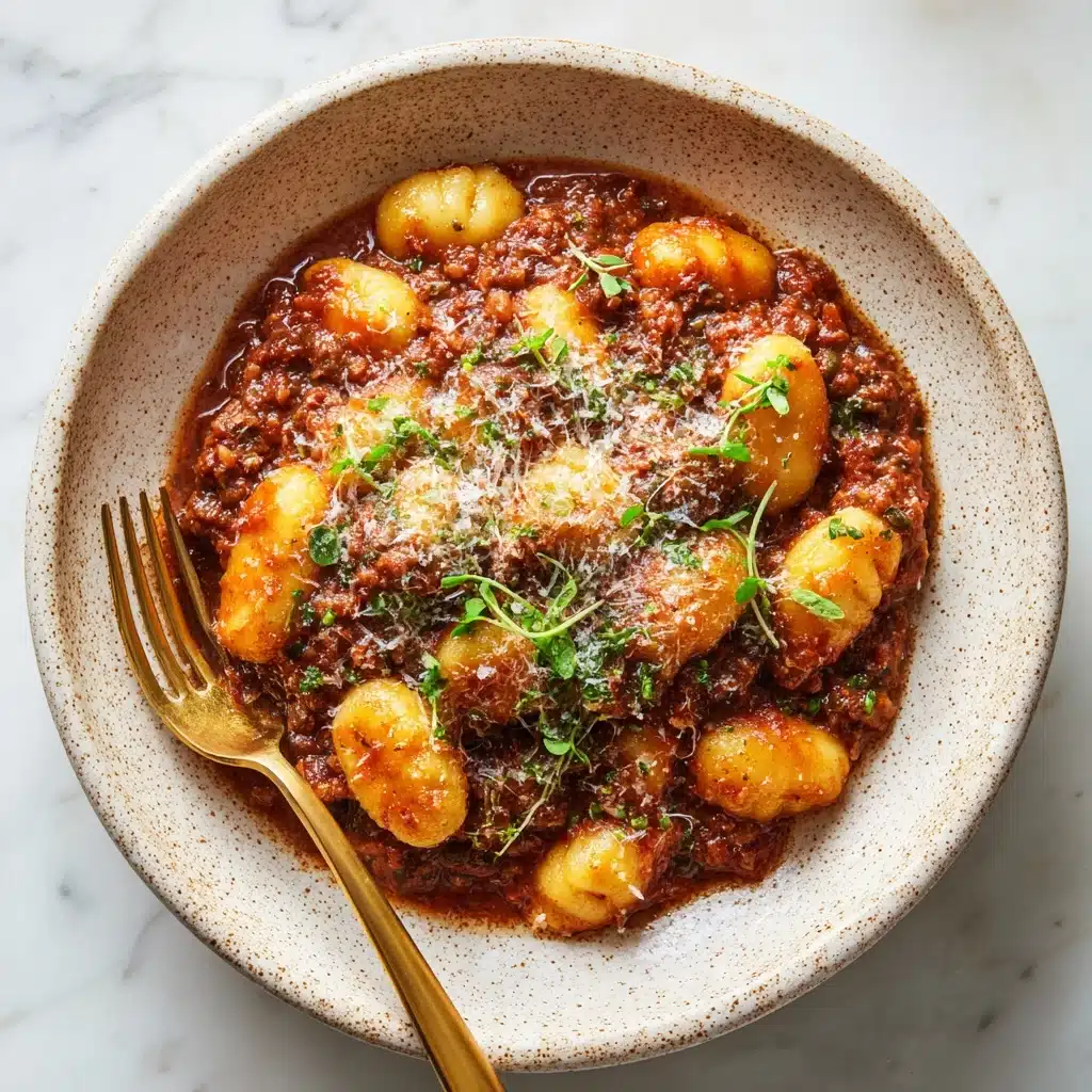 Cozy Gnocchi Bolognese Recipe