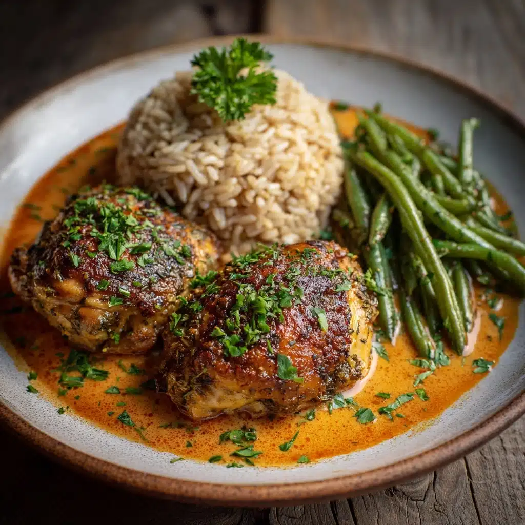 Skillet Chicken in Roasted Red Pepper Sauce Recipe - Recipe Image