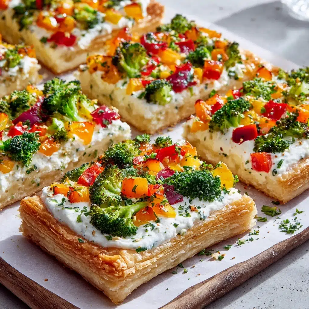 Crescent Roll Veggie Pizza With Cream Cheese Recipe