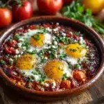 Mediterranean Baked Feta Eggs Recipe