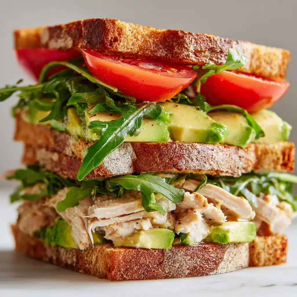 Honey Mustard Turkey Avocado Sandwich Recipe - Recipe Image