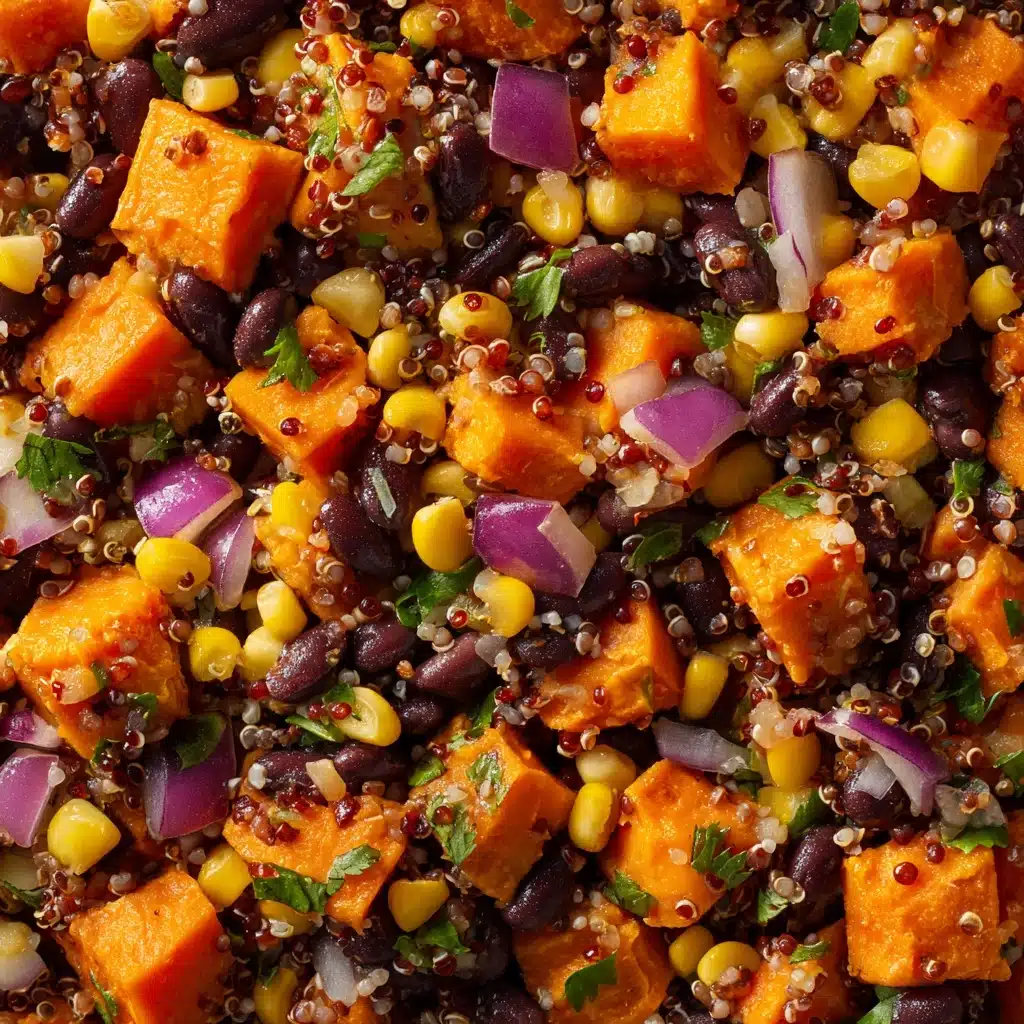 Roasted Sweet Potato Black Bean Quinoa Salad Recipe - Recipe Image
