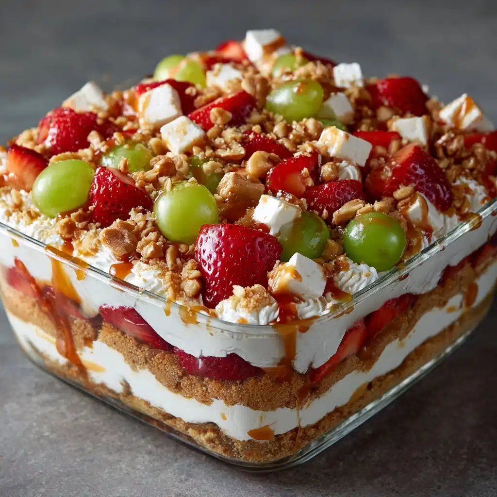 Caramel Crunch Cheesecake Fruit Salad Recipe - Recipe Image