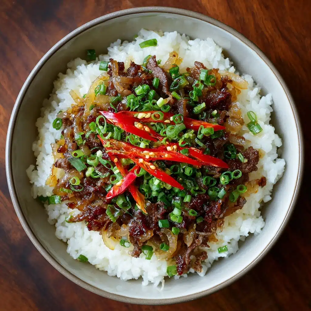 Gyudon (Japanese Beef Rice Bowl) Recipe - Recipe Image