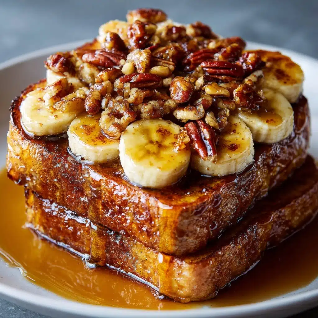 Bananas Foster French Toast with Homemade Banana Bread Recipe - Recipe Image