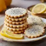 Lemon Poppy Seed Shortbread Cookies Recipe