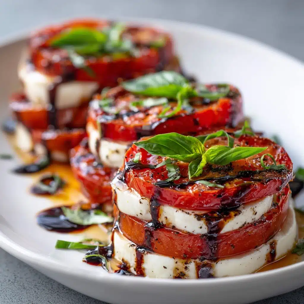 Barefoot Contessa Roasted Tomato Caprese Salad Recipe - Recipe Image