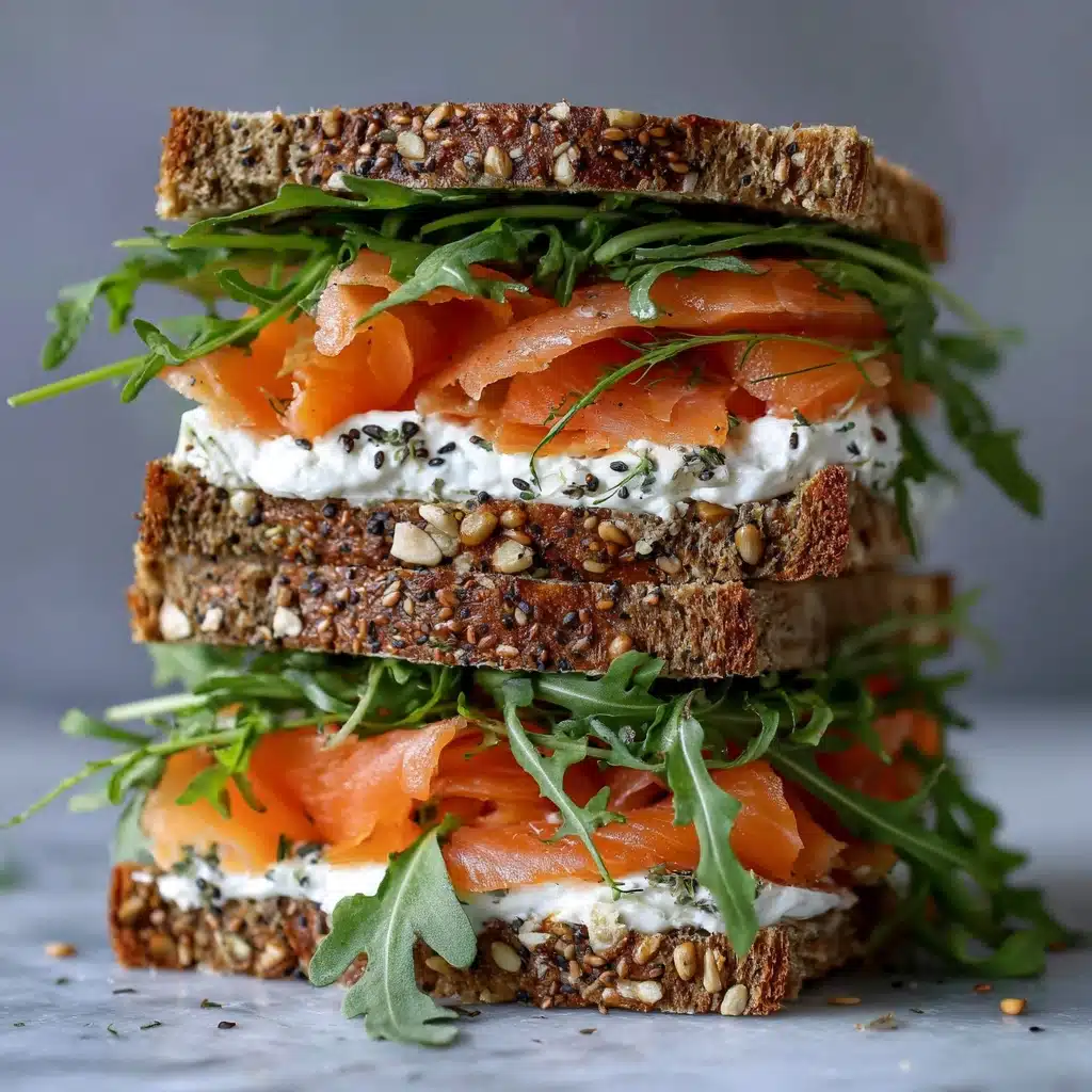 Smoked Salmon Sandwich Recipe - Recipe Image