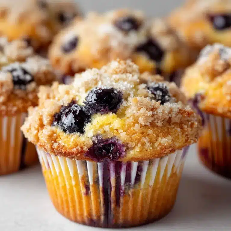Blueberry Streusel Muffins Recipe