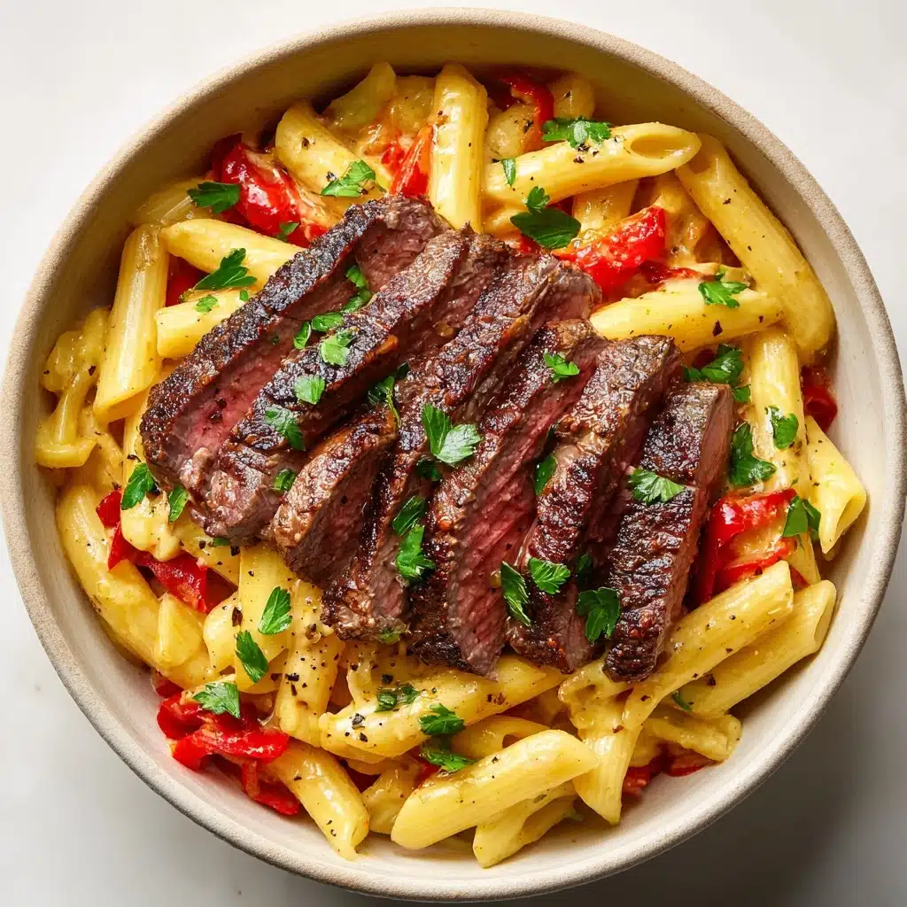 One-Pot Zesty Steak Pasta Recipe - Recipe Image
