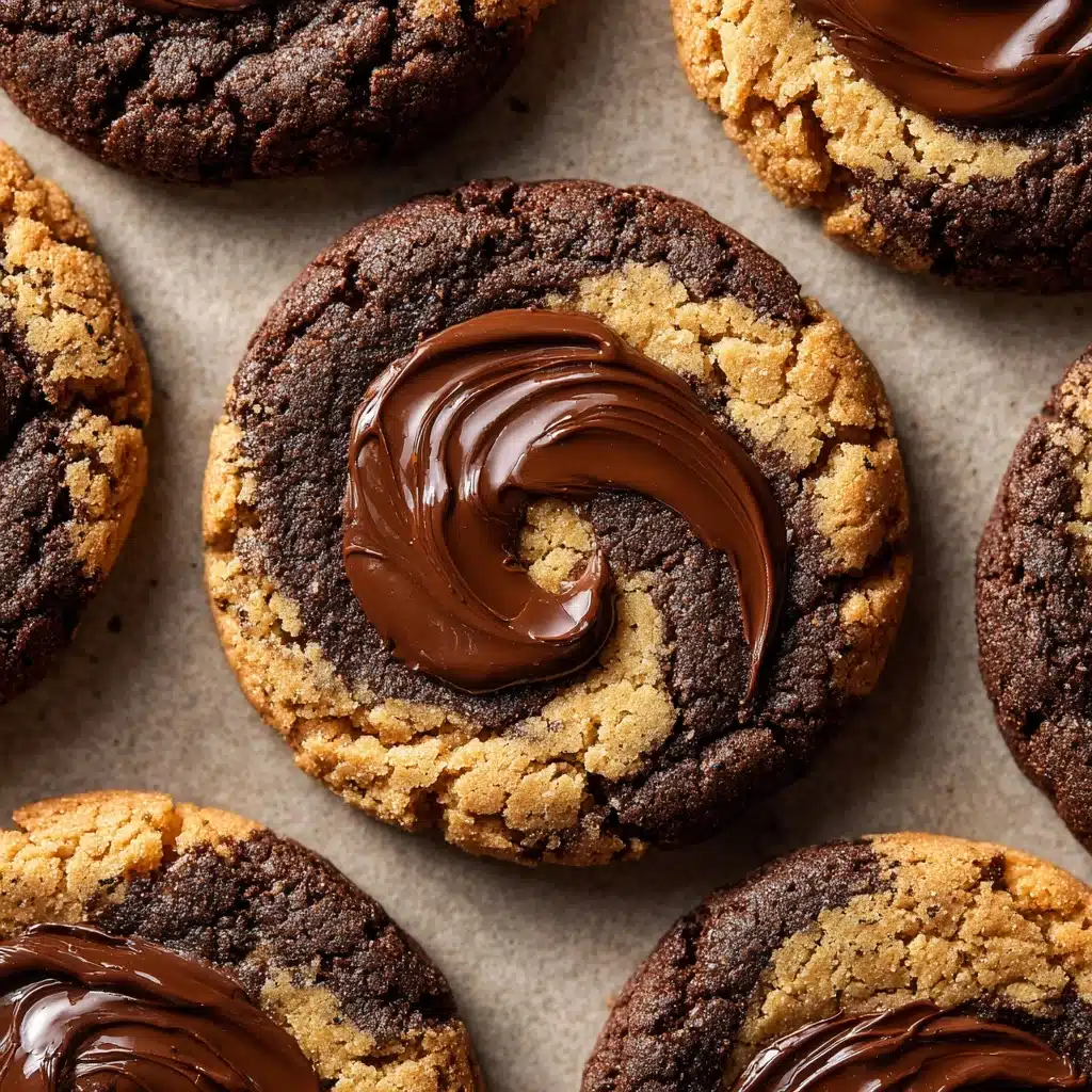 Peanut Butter Brownie Swirl Cookies Recipe - Recipe Image