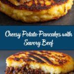 Potato Pancakes with Savory Beef and Cheese Recipe