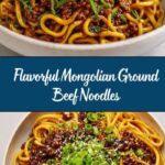 Mongolian Ground Beef Noodles Recipe