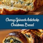 Spinach Artichoke Dip Pull-Apart Christmas Bread Recipe