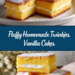 Homemade Twinkies Vanilla Cakes Recipe