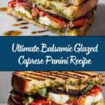 Balsamic Glazed Caprese Panini Supreme Recipe