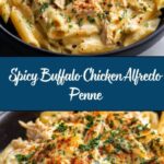 Buffalo Chicken Alfredo Penne Recipe
