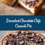 Chocolate Chip Cannoli Pie Recipe