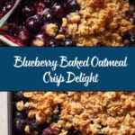 Blueberry Baked Oatmeal Crisp Recipe