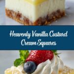 Vanilla Custard Cream Squares Recipe