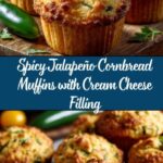 Jalapeño Cornbread Muffins with Cream Cheese Filling Recipe