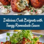 Crab Beignets with Remoulade Dipping Sauce Recipe