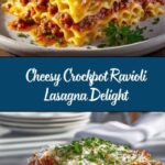 Easy Crockpot Ravioli Lasagna Recipe