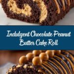 Decadent Chocolate Peanut Butter Cake Roll Recipe