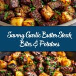 Garlic Butter Steak Bites and Potatoes Recipe