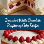 White Chocolate Raspberry Cake with White Chocolate Buttercream Recipe