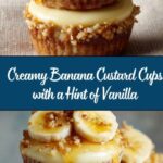 Creamy Banana Custard Cups Recipe