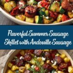 Summer Sausage Skillet with Andouille Sausage Recipe